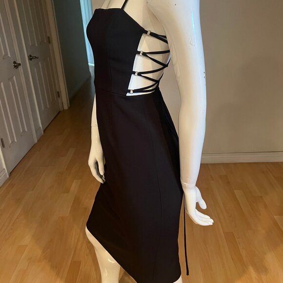 $298 BCBGMAXAZRIA ESMEE SPAGHETTI STRAP DRESS SIZE 2 - Picture 4 of 8